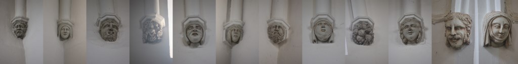 Apsley Guise, St Botolph. Corbels. Apsley Guise, St Botolph. Corbels.