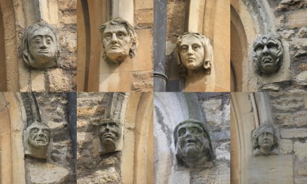 Bedford - St Paul. Corbels.