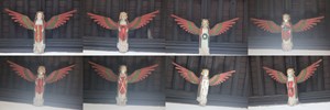 Cranfield - St Peter & St Paul. Wooden angels.