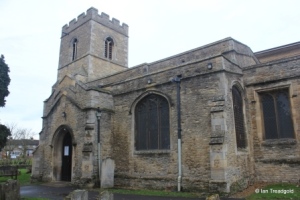 Goldington - St Mary the Virgin. South aisle and porch.