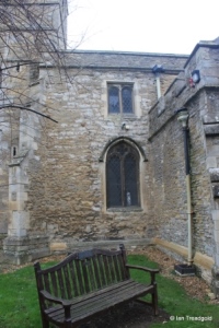 Goldington - St Mary the Virgin. Nave, south window.