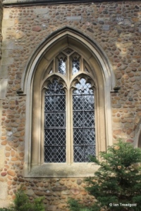 Great Barford - All Saints. Chancel window.