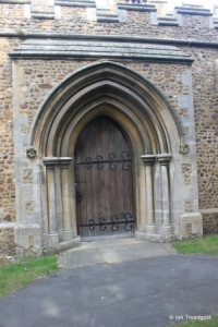 Great Barford - All Saints. South door.