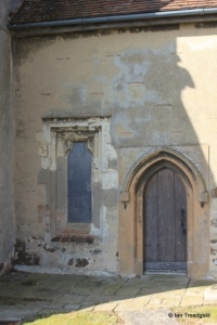Harlington - St Mary. Chancel, priest's door.