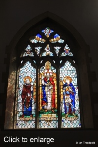 Harrold - St Peter. East window internal.