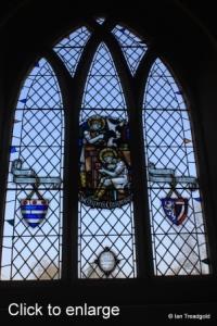 Harrold - St Peter. North aisle, Lady Chapel window internal.