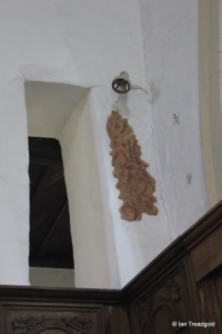 Harrold - St Peter. Medieval fresco.