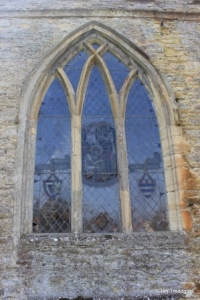 Harrold - St Peter. North aisle, Lady Chapel window.