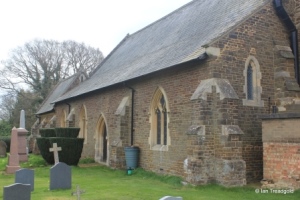 Haynes - St Mary. North aisle from the north-west.