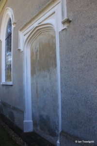 Heath & Reach - St Leonard. Blocked north doorway.