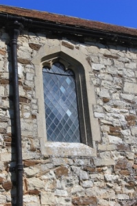 Hockliffe - St Nicholas. South aisle, high window.