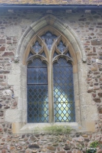 Higham Gobion - St Margaret. Chancel north window.