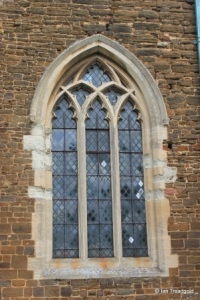 Houghton Conquest - All Saints. South aisle, south-west window. Houghton Conquest - All Saints. South aisle, south-west window.