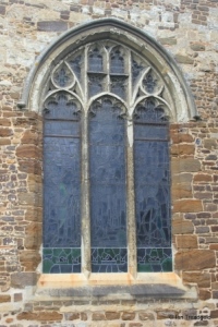 Henlow - St Mary. South aisle, east window.