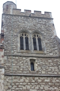 Henlow - St Mary. Tower, belfry openings.