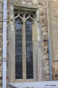 Henlow - St Mary. North aisle, western window.