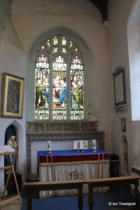 Henlow - St Mary. South aisle altar.