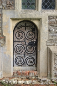 Hulcote - St Nicholas. Priest's door.