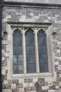 Houghton Regis - All Saints. Chancel, south-east window. Houghton Regis - All Saints. Chancel, south-east window.