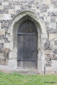 Houghton Regis - All Saints. Chancel south doorway. Houghton Regis - All Saints. Chancel south doorway.