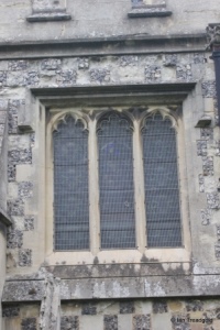 Houghton Regis - All Saints. South aisle, central window. Houghton Regis - All Saints. South aisle, central window.