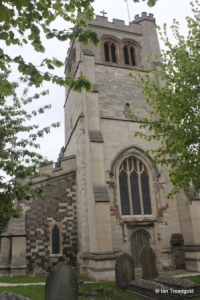 Houghton Regis - All Saints. Tower from the west. Houghton Regis - All Saints. Tower from the west.