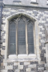 Houghton Regis - All Saints. North aisle, central window. Houghton Regis - All Saints. North aisle, central window.