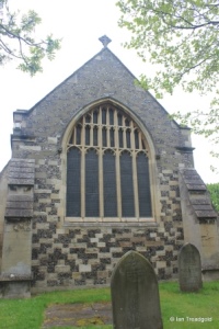 Houghton Regis - All Saints. East end. Houghton Regis - All Saints. East end.