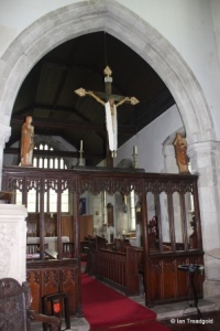 Houghton Regis - All Saints. Rood screen. Houghton Regis - All Saints. Rood screen.
