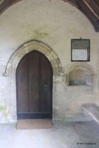 Husborne Crawley - St James. South doorway.