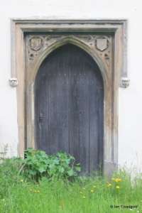 Flitton - St John the Baptist. South door. Flitton - St John the Baptist. South door.