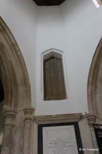 Flitton - St John the Baptist. Rood stair. Flitton - St John the Baptist. Rood stair.