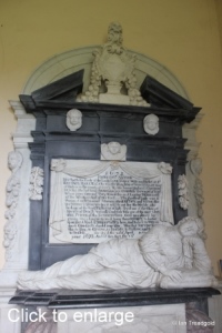 Flitton - de Grey Mausoleum. Lady Jane Hart.
