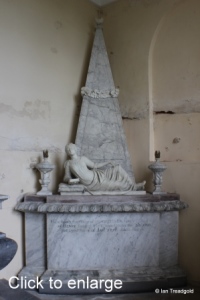 Flitton - de Grey Mausoleum. Henrietta de Grey.