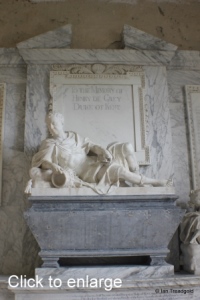 Flitton - de Grey Mausoleum. Henry de Grey, 12th Earl of Kent, 1st Duke of Kent.