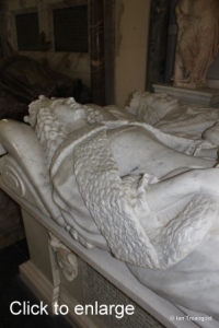 Flitton - de Grey Mausoleum. 10th Earl of Kent, Amabel Benn.