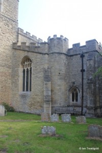 All Saints, Kempston. South porch, west window.