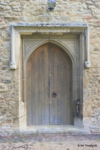All Saints, Kempston. West door.