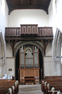 All Saints, Kempston. Organ.