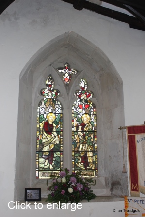 Flitwick - St Peter & St Paul. South aisle, east window internal.