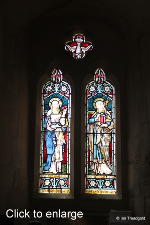 Flitwick - St Peter & St Paul. South aisle, west window internal.