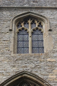 Keysoe, St Mary. Clerestory, south side. Keysoe, St Mary. Clerestory, south side.