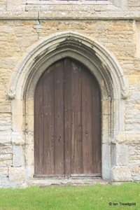 Keysoe, St Mary. West door. Keysoe, St Mary. West door.