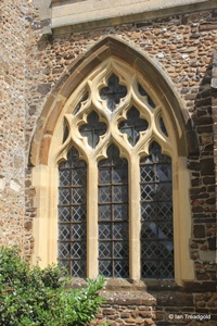 Langford, St Andrew. South aisle, south window.