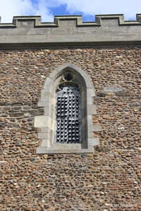 Langford, St Andrew. South tower south belfry opening.