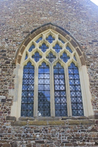 Langford, St Andrew. West window.
