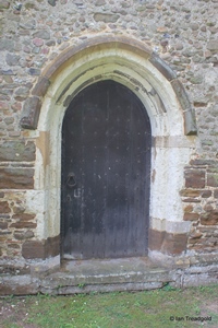 Langford, St Andrew. North doorway.
