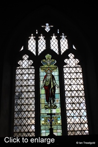 Langford, St Andrew. East window internal.