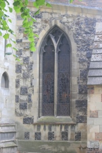 Luton - St Mary. South aisle, west window.