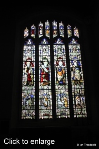 Luton - St Mary. Wenlock Chapel north-east window internal.